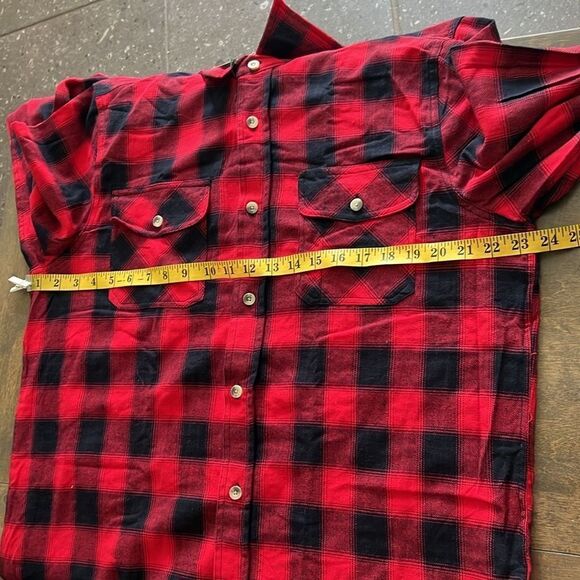 CHEXPEL Mens Flannel Shirts Long Sleeve Casual Button Down Plaid 100% Cotton - Picture 11 of 15